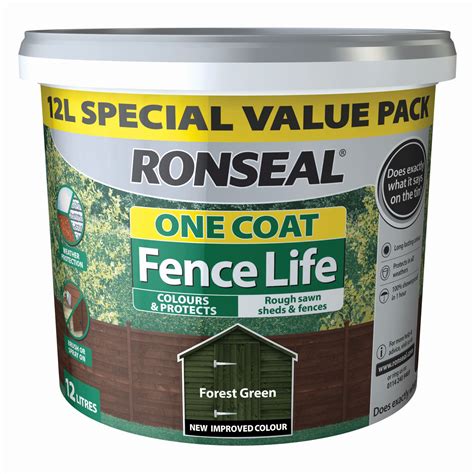 ronseal fence paint colours b&q.